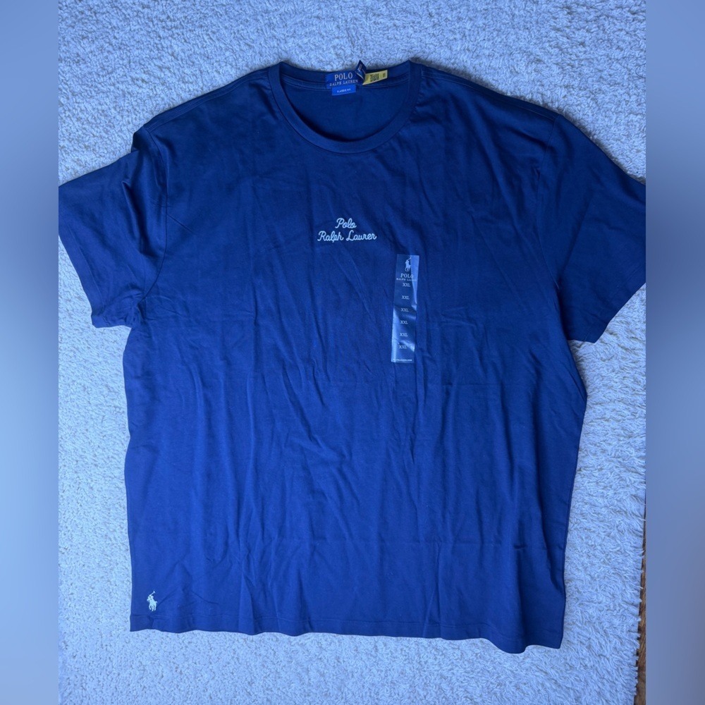 Size XXL Polo by Ralph Lauren Men's Blue Shirt NWT